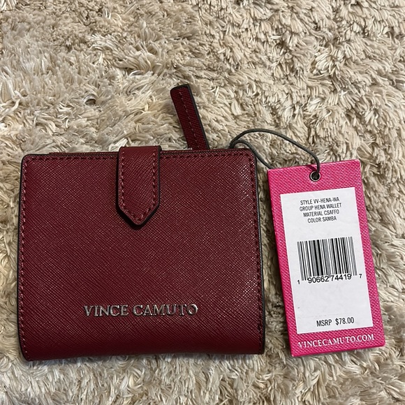 Vince Camuto Samba/Maroon Hena Wallet Style VV-HENA-WA NWT - Picture 3 of 5